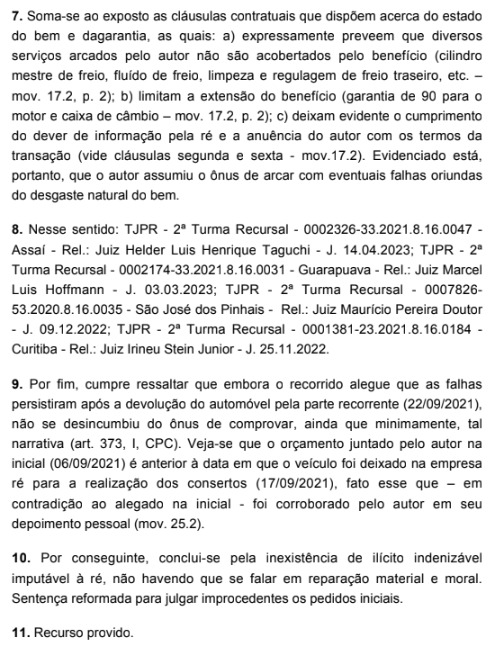 2ª Turma Recursal do PR, 30-06-2023
